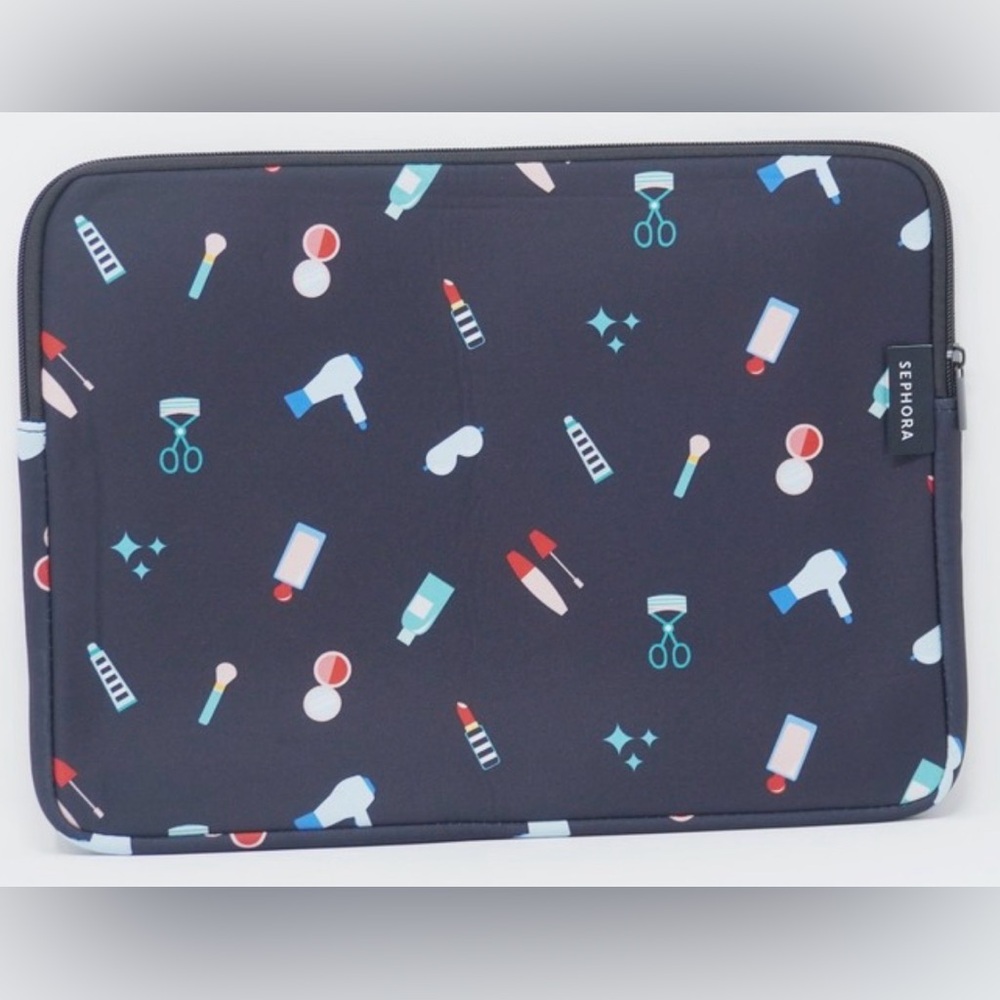 Sephora Laptop Case/Bag with Colorful Makeup 💄 Icons